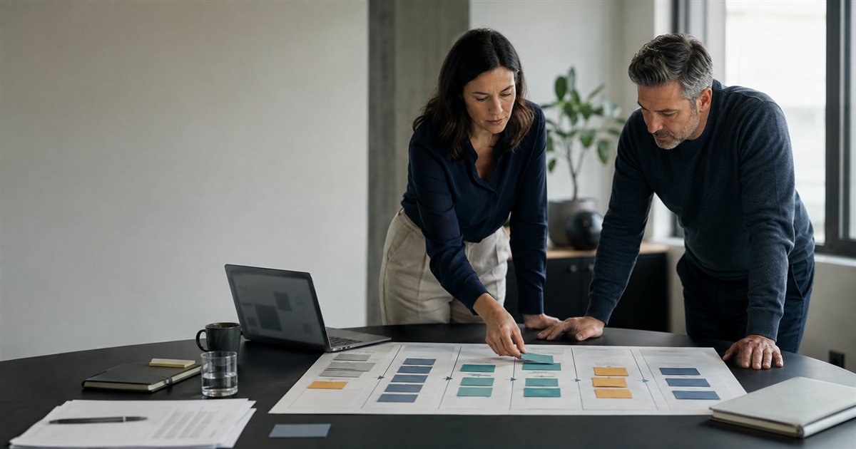 Fintech marketing and revenue leaders aligning target account research, review and sales handoff
